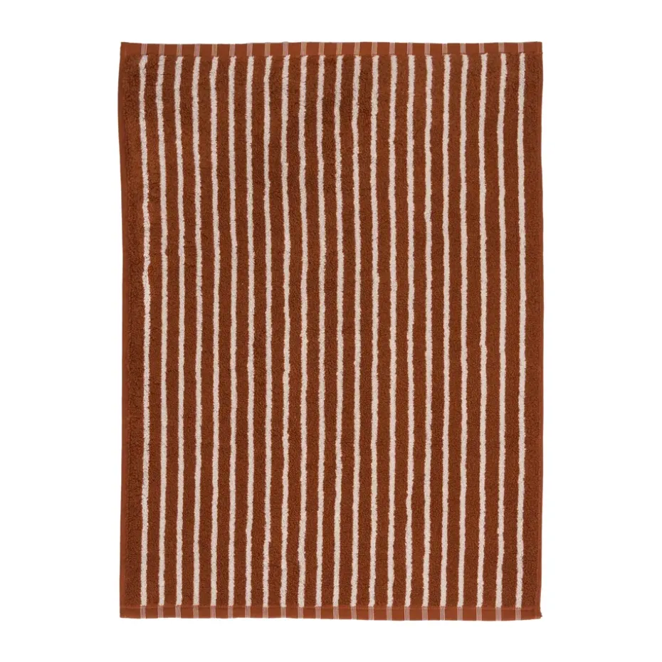 Alfombrilla de baño Drift 50x70cm, Marrón-blanco