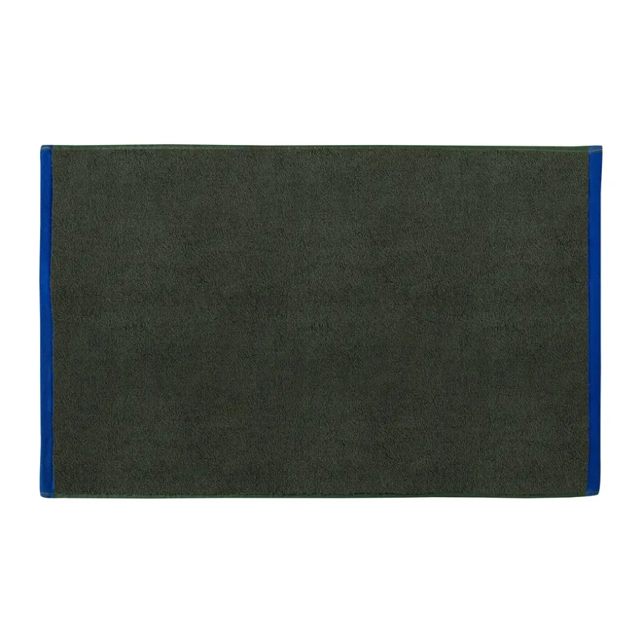 Alfombrilla de baño Soft 50x80 cm, Dark olive-light blue