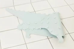 Alfombrilla para bañera Crocodile Gustav, Pale mint