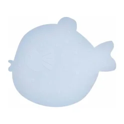 Alfombrilla para bañera Little Finn, Ice blue