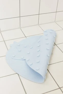Alfombrilla para bañera Little Finn, Ice blue