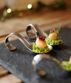 Amuse Bouche Appetizer Radford brillante, acero inoxidable