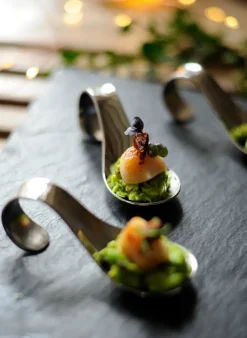 Amuse Bouche Appetizer Radford brillante, acero inoxidable