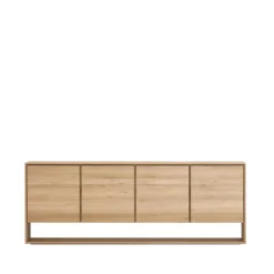 Aparador Nordic, Roble encerado 4 puertas