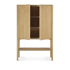 Aparador PI , Roble, 2 puertas, 110 cm