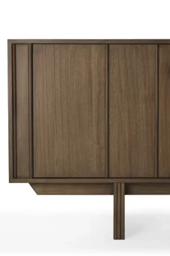 Aparador Pillar, Wild brown teak, 220 cm