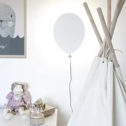 Aplique Balloon, blanco-fresno