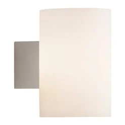 Aplique de pared Evoke L, Blanco-vidrio opalino