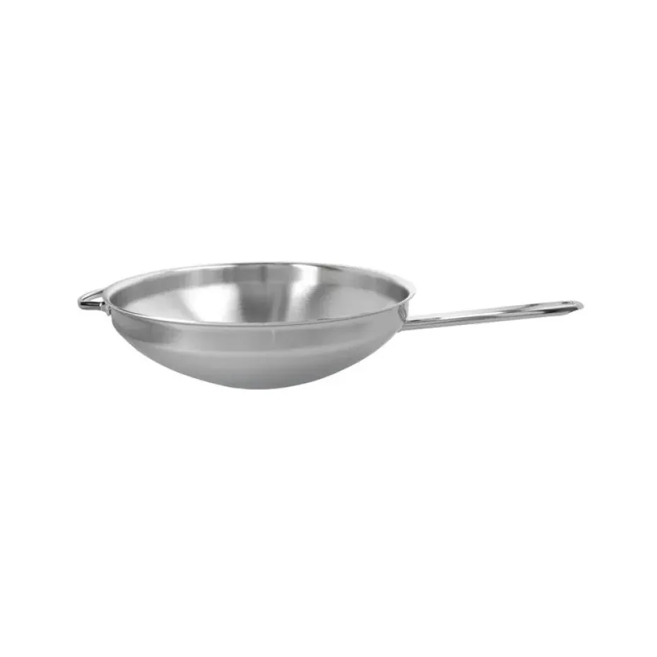 Apollo 7 sartén wok de acero inoxidable 7-ply 2 asas, Ø32 cm