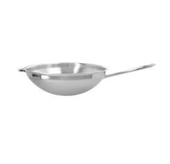 Apollo 7 sartén wok de acero inoxidable 7-ply 2 asas, Ø36 cm