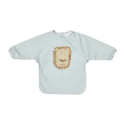 Babero con mangas Lobo Lion, Ice blue