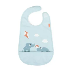 Babero con velcro Playground, Blue
