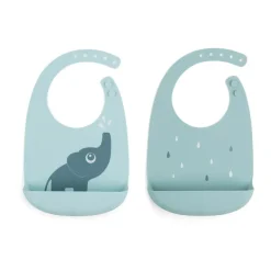 Baberos Elphee 2-pack, Blue