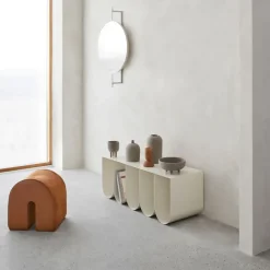 Banco Curved, Beige