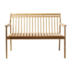 Banco de 2 plazas M12 Sammen, Teak-non treated