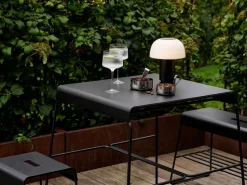 Banco para exteriores A-bench con estante de 45 cm, Black