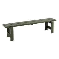 Banco Weekday 190x32 cm en pino lacado, Oliva
