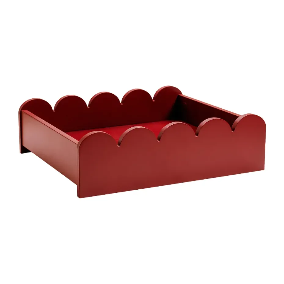 Bandeja Bump 35x41 cm, Burgundy