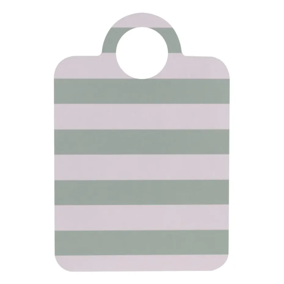 Bandeja Checks & Stripes 21x31 cm, Menta-azul