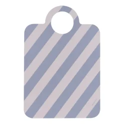 Bandeja Checks & Stripes 21x31 cm, Menta-azul