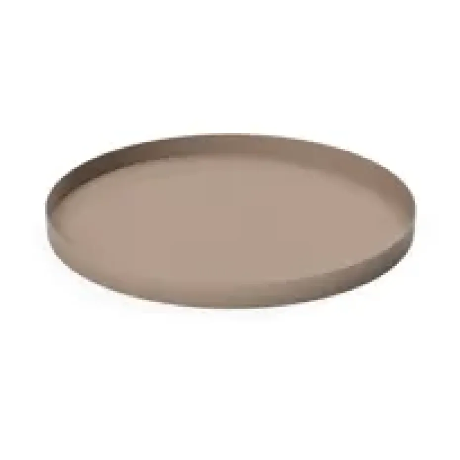 Bandeja Cooee redonda, 30 cm, Taupe