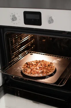 Bandeja de acero para hornear / pizza BBQ 36x36 cm, acero