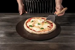Bandeja de acero para hornear o pizza Kockums Ø35 cm, acero carbono