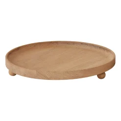 Bandeja de madera Inka redonda Ø30 cm, Nature