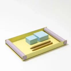 Bandeja de servir Ray medium, Amarillo-lavender
