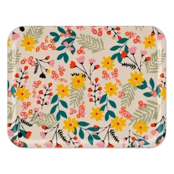 Bandeja Flower 33x43 cm, Pink