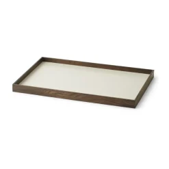 Bandeja Frame medium 23x34 cm, Roble ahumado-beige