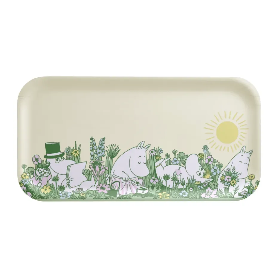 Bandeja Moomin 22x43 cm, In the garden