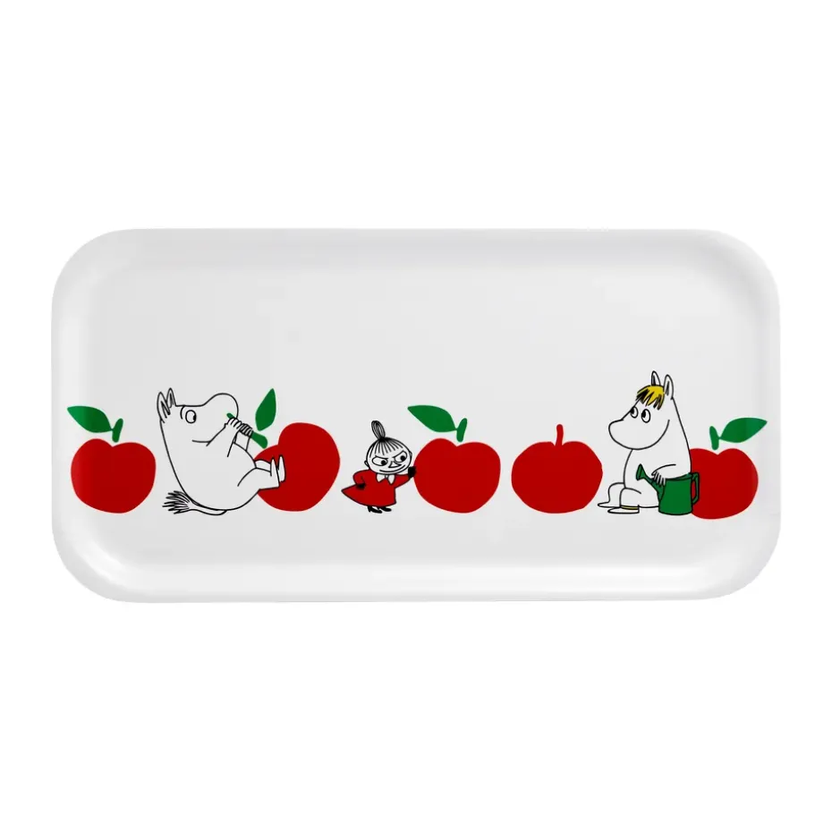 Bandeja Moomin 22x43 cm, Manzanas Alegres