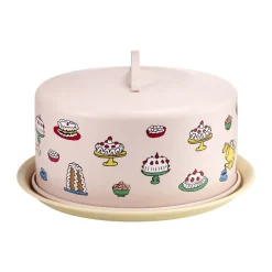 Bandeja para pasteles con cúpula Pippi, Cumpleaños