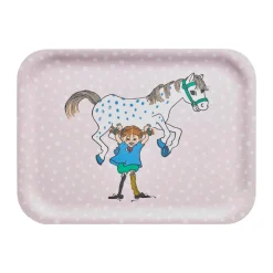 Bandeja Pippi 20x27 cm, Pippi y el Caballo