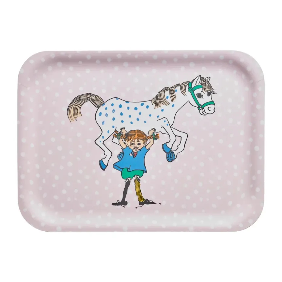 Bandeja Pippi 20x27 cm, Pippi y el Caballo