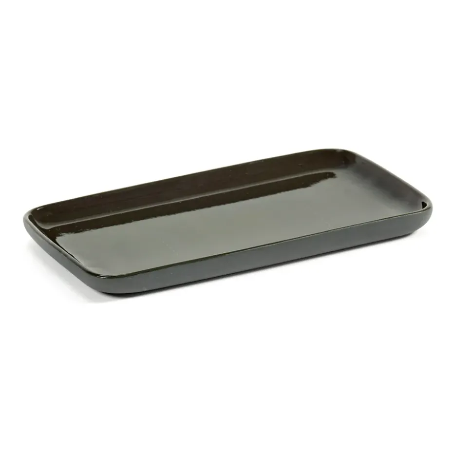Bandeja rectangular Cose S 9,8x16,2 cm, Dark Grey