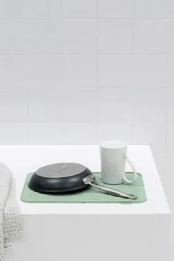 Bandeja secaplatos de silicona Brabantia, Jade green