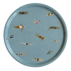 Bandeja Swimmers Ø38 cm, azul