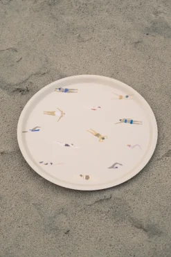 Bandeja Swimmers Ø38 cm, Beige