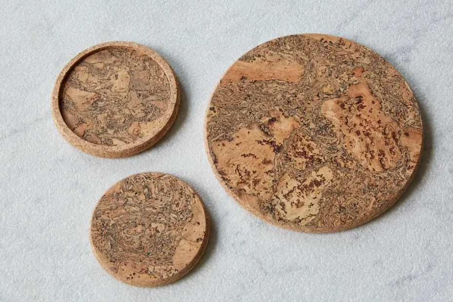 Base para botellas Cork, Natural