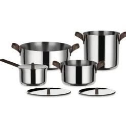 Batería de cocina Edo 4 piezas, acero inoxidable