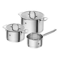 Batería de cocina Zwilling TrueFlow 3 piezas, Silver