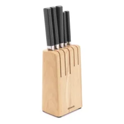 Bloque de cuchillos con cuchillos cocina Profile, madera
