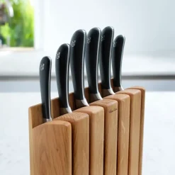 Bloque y set de cuchillos Signature Book Oak 7 piezas, roble