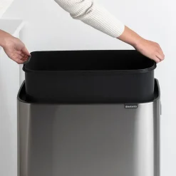 Bo touch bin high 60 L, acero cepillado mate