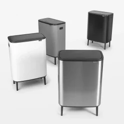 Bo touch bin high 60 L, blanco