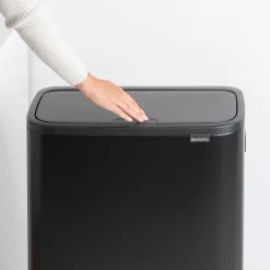 Bo touch bin high 2x30 L, negro mate