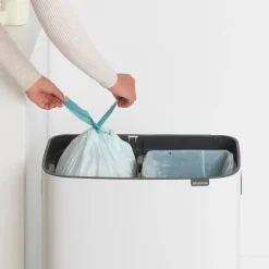 Bo touch bin 2x30 L, blanco