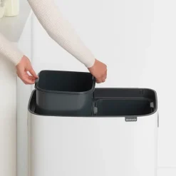 Bo touch bin 2x30 L, blanco